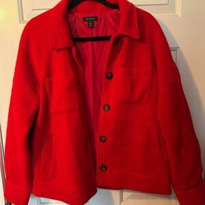 Tribal Scarlet Textured Jacket